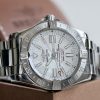 BREITLING AVENGER GMT II A3239011/A809 WHITE MOTHER OF PEARL